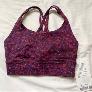 NWT Lululemon Long Line Energy Bra